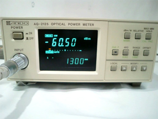 光パワーメータ（本体） AQ2125