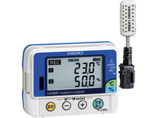 温湿度ロガー 温度計/湿度計 40mm 　 LR5001 LR9504