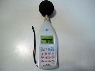 普通騒音計  実音モニタカード付 検定31年10月まで NL-22  NX-22J