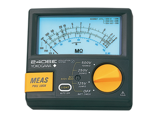 アナログ絶縁抵抗計 2406-31 2406E