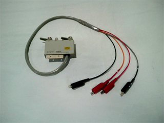 ワニグチクリップ付　テストリード 16089D