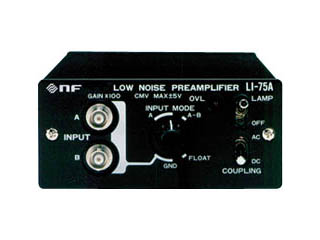 低雑音プリアンプ LI75A