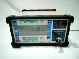 精密デジタル圧力計(ゲージ圧0～5MPa) GC16-171-1(0～5MPa)