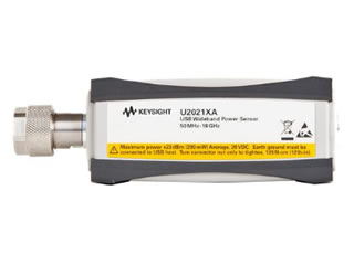 50MHz～18GHz USBピーク・パワーセンサ U2021XA/100