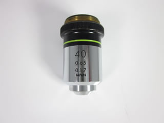 対物レンズ 顕微鏡レンズ 40x 0.65 0.17
