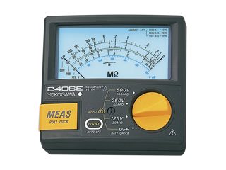 電池式絶縁抵抗計 2406E 240643-J