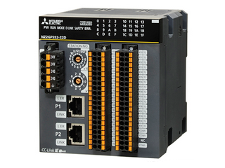 CC-Link IEフィールドネットワーク安全機能付きリモートI/Oユニット NZ2GFSS2-32D