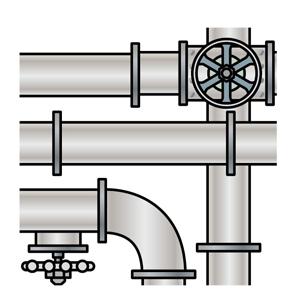 パイプのイラスト