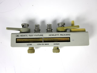 テストフィクスチャー 16047C